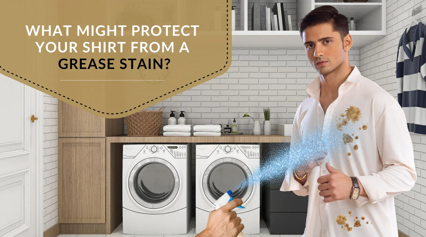 remove or protect your shirts from grease stain
