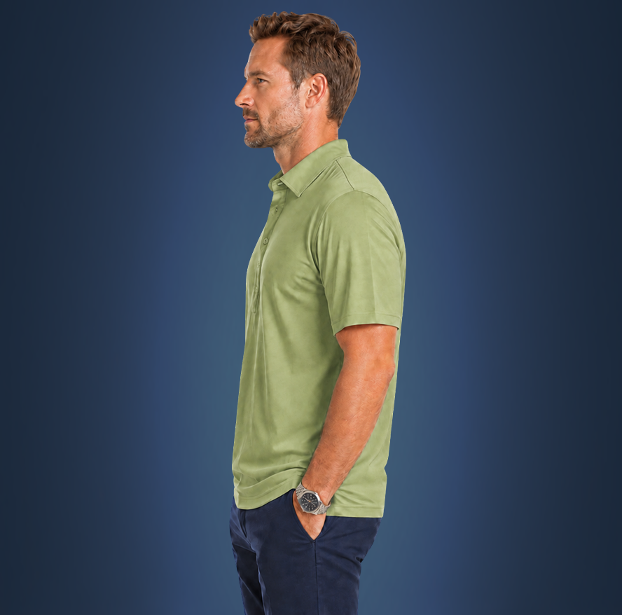 Oxford Spread Collar Light Green