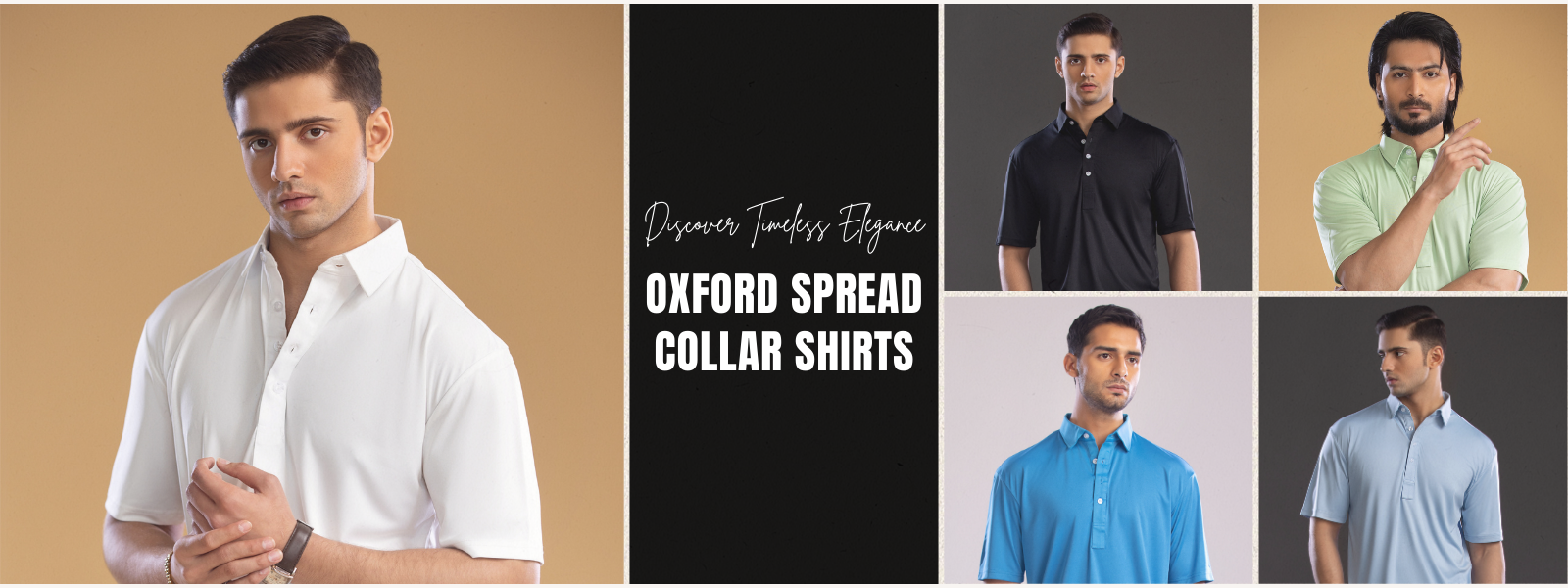 Oxford Spread Collar shirts