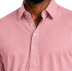 Polo Oxford Spread Collar Pink
