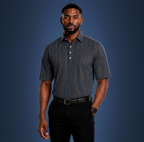 Semi-Spread Collar Black Tinted Grid
