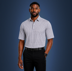Semi-Spread Collar Blue Tattersall
