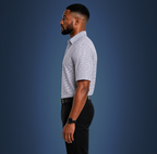 Semi-Spread Collar Blue Tattersall