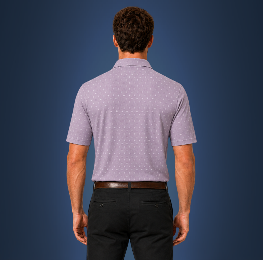 Semi-Spread Collar Browned Gray