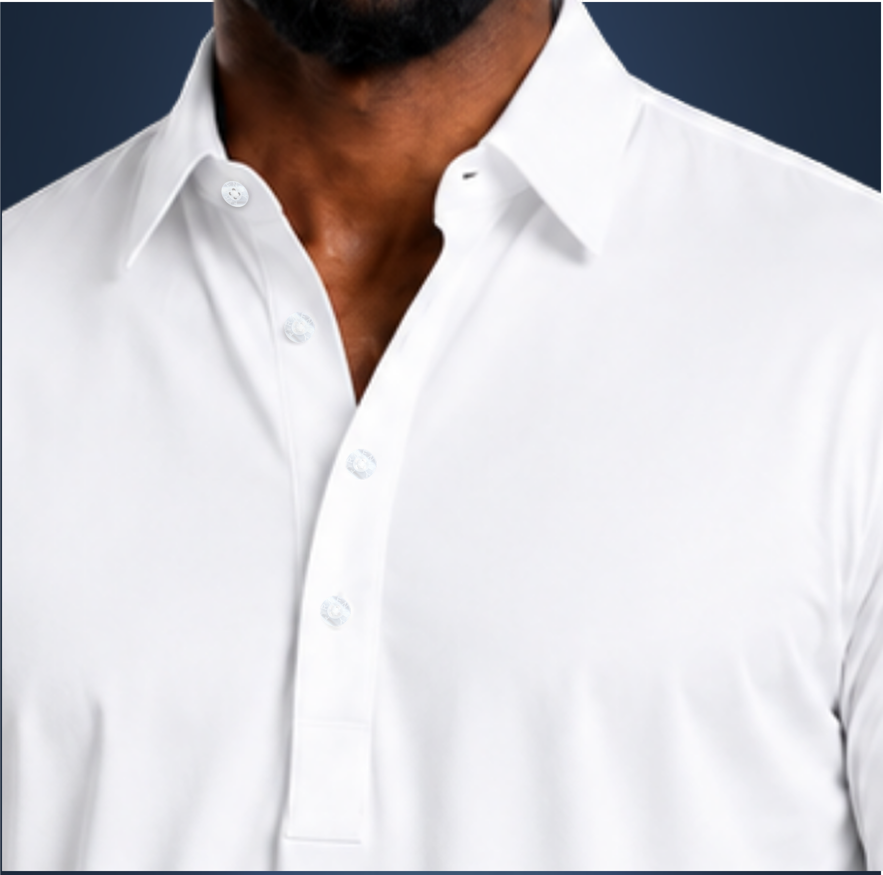 Oxford Spread Collar White