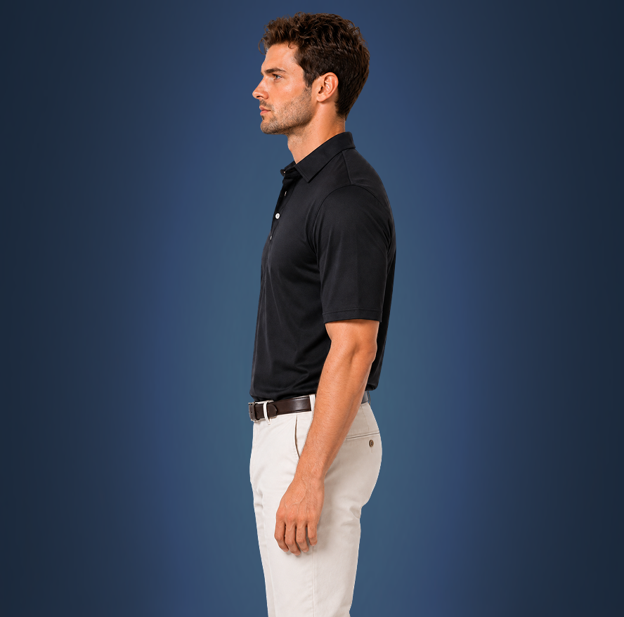 Oxford Spread Collar Black