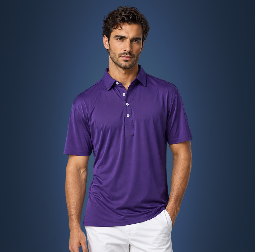 Oxford Spread Collar Indigo Purple