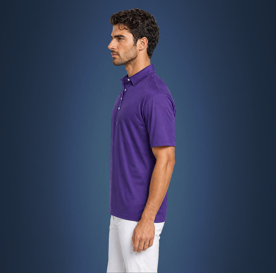 Oxford Spread Collar Indigo Purple