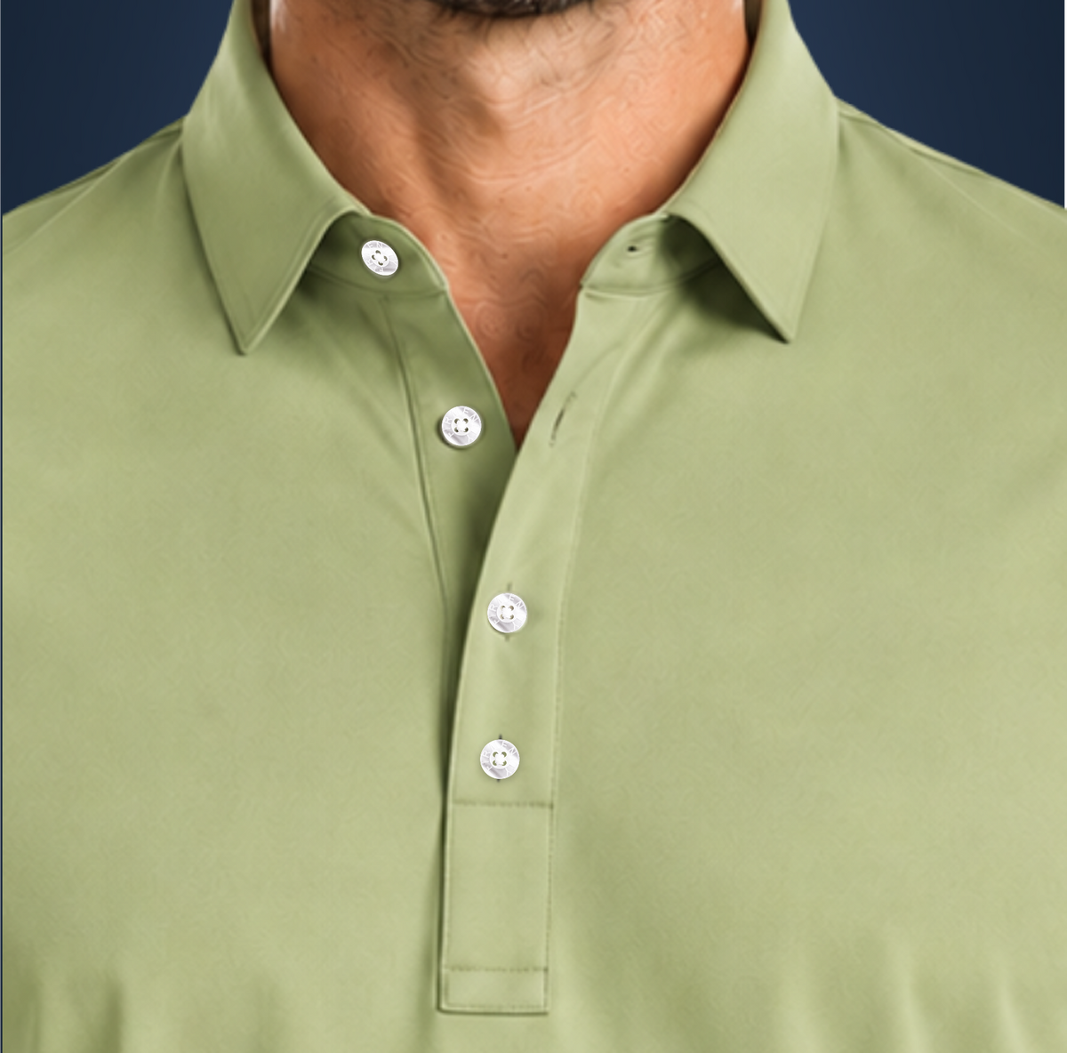 Oxford Spread Collar Light Green