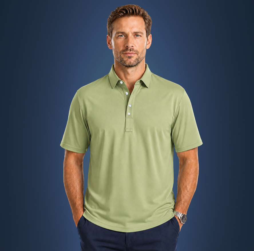 Oxford Spread Collar Light Green